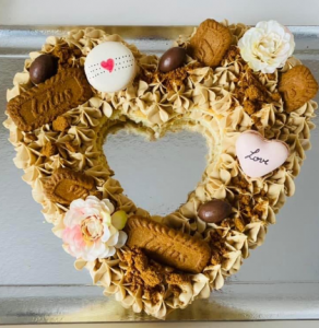5- Coeur cake speculos