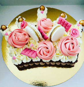 7- Form cake couronne chocolat