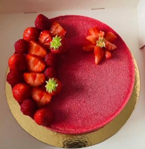 Bavarois fraise
