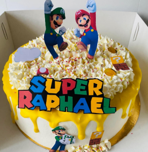 Layer cake thème personnaliser "super Raphael"