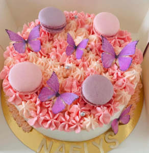 Layer cake thème papillon