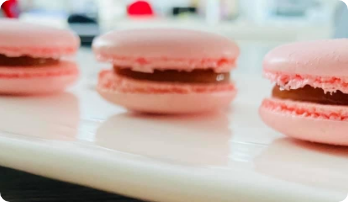 Macarons framboise
