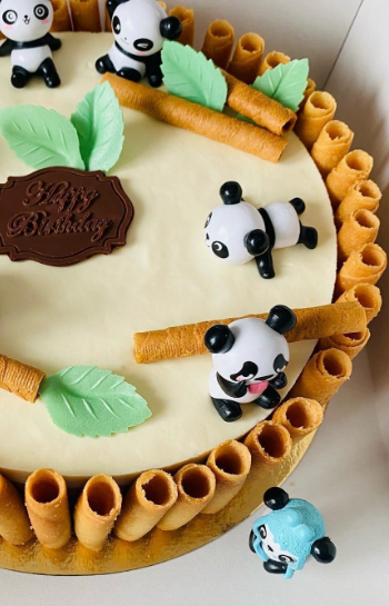 Trois chocolats thème panda