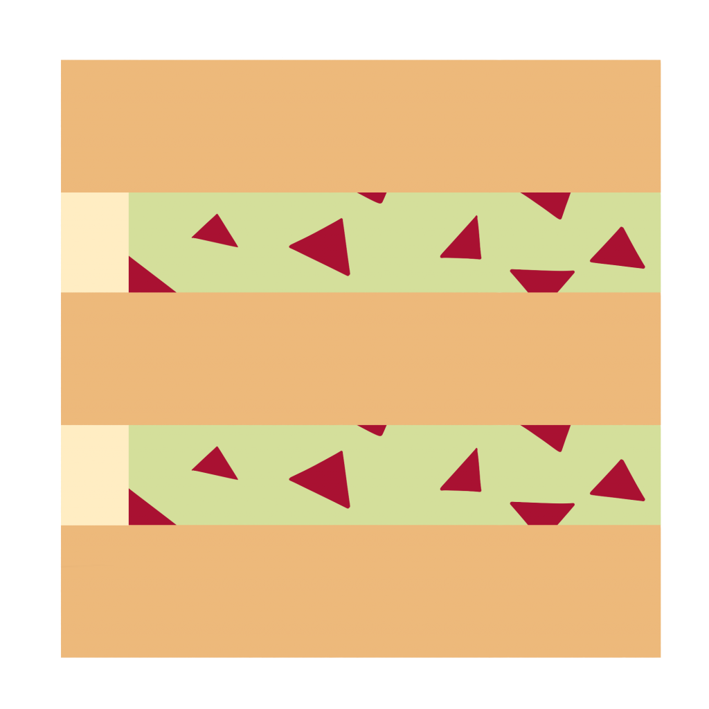 Composition framboise/pistache
