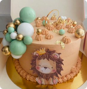 Layer cake petit lion